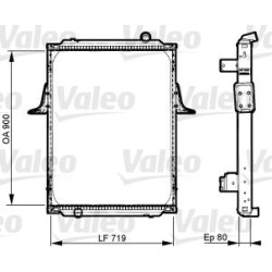 VALEO Radiaator,mootorijahutus 733533