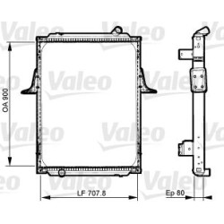 VALEO Radiaator,mootorijahutus 733536