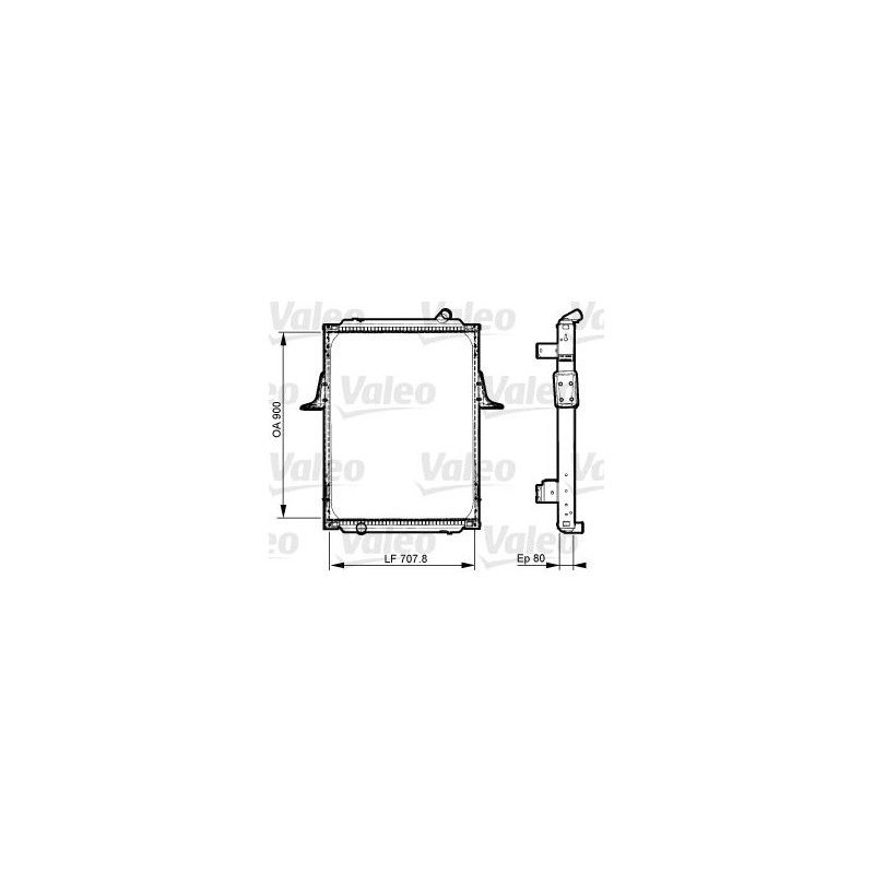 VALEO Radiaator,mootorijahutus 733536