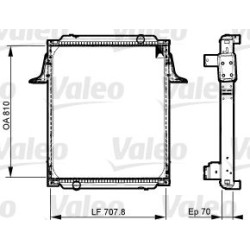 VALEO Radiaator,mootorijahutus 733537