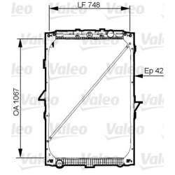 VALEO Radiaator,mootorijahutus 733544