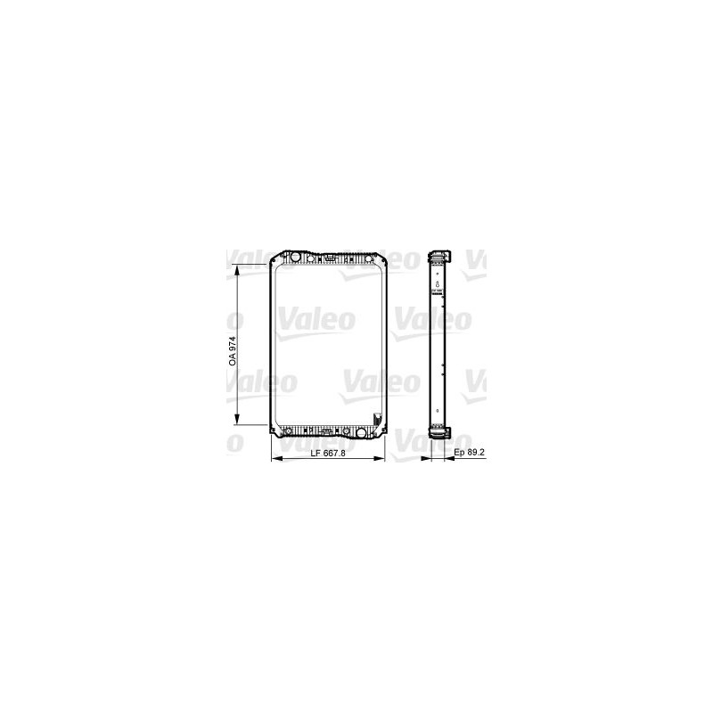 VALEO Radiaator,mootorijahutus 733545