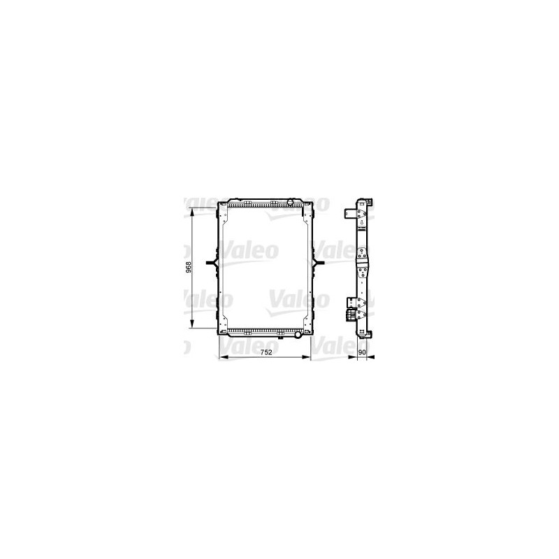 VALEO Radiaator,mootorijahutus 733547