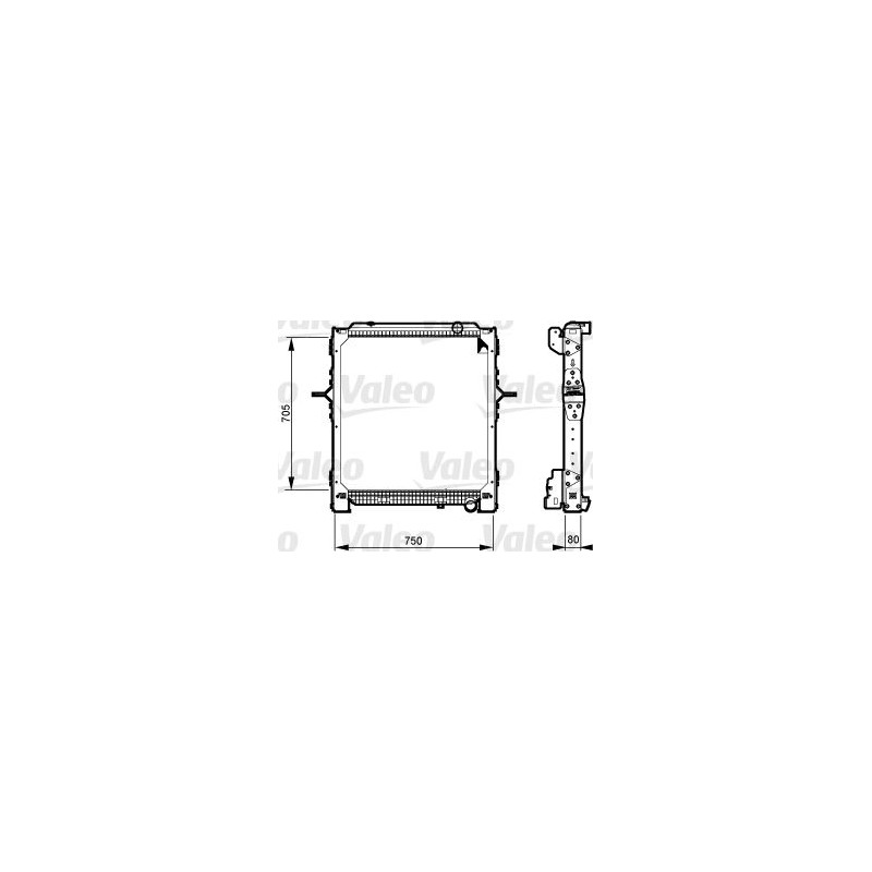 VALEO Radiaator,mootorijahutus 733548