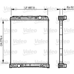 VALEO Radiaator,mootorijahutus 735304