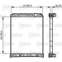VALEO Radiaator,mootorijahutus 735305