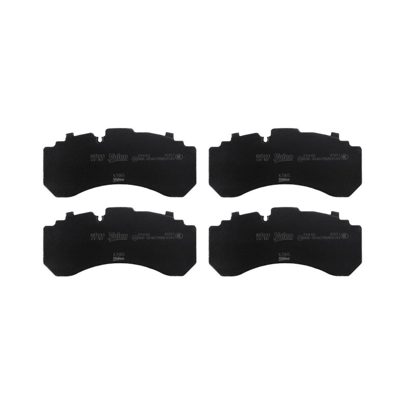 VALEO Piduriklotsi komplekt,ketaspidur 882293