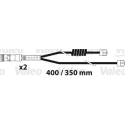 VALEO Hoiatuskontakt, piduriklotsi kulumine 882316
