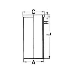 KOLBENSCHMIDT Silindrihülss 88640110