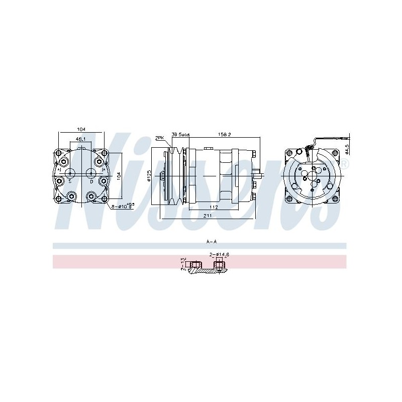 NISSENS Kompressor,kliimaseade 891000