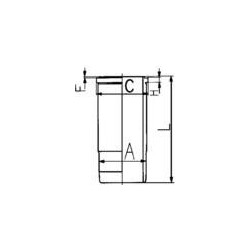 KOLBENSCHMIDT Silindrihülss 89431110