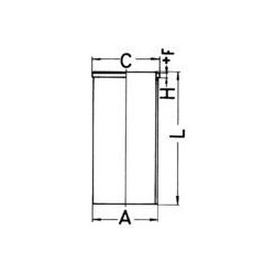 KOLBENSCHMIDT Silindrihülss 89451110