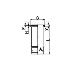 KOLBENSCHMIDT Silindrihülss 89497110