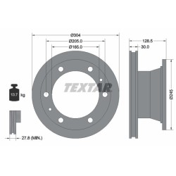 TEXTAR Piduriketas 93084800