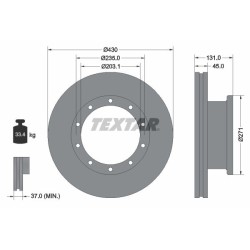 TEXTAR Piduriketas 93086800