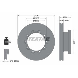 TEXTAR Piduriketas 93088300