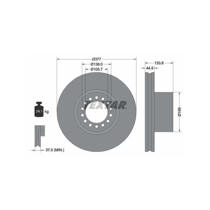 TEXTAR Piduriketas 93101400