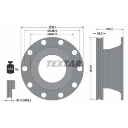 TEXTAR Piduriketas 93192500