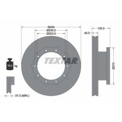 TEXTAR Piduriketas 93243400