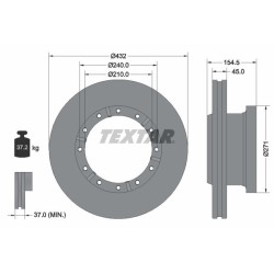 TEXTAR Piduriketas 93253000