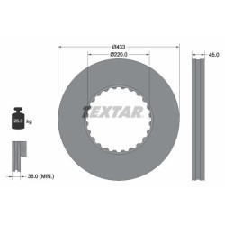 TEXTAR Piduriketas 93272000