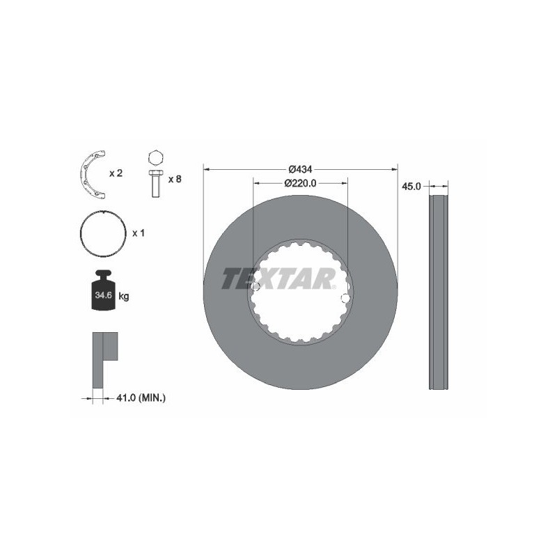 TEXTAR Piduriketas 93272111