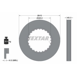 TEXTAR Piduriketas 93291300