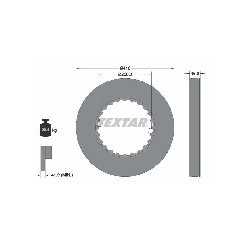 TEXTAR Piduriketas 93291300