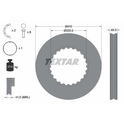 TEXTAR Piduriketas 93322711