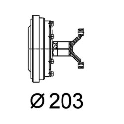MAHLE Sidur, radiaatoriventilaator CFC 102 000P