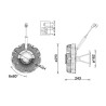 MAHLE Sidur, radiaatoriventilaator CFC 173 000P