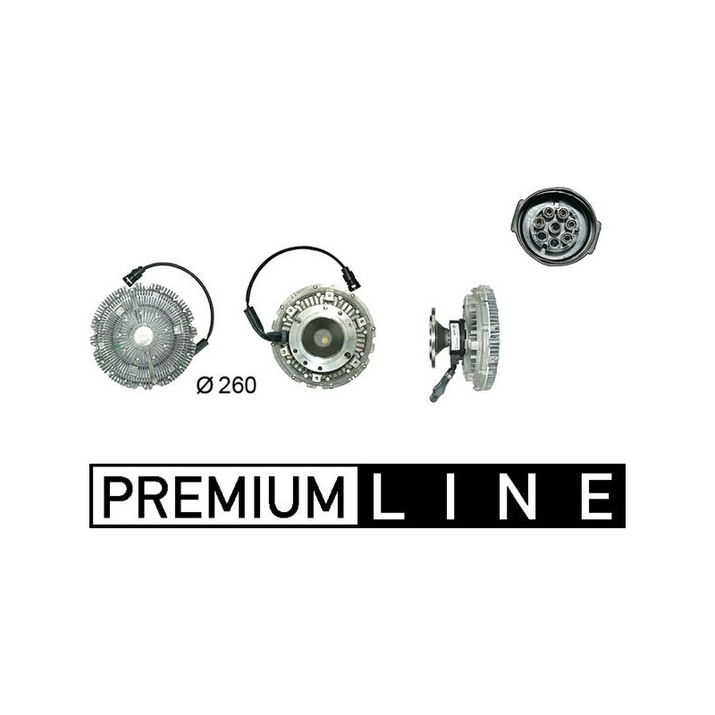 MAHLE Sidur, radiaatoriventilaator CFC 19 000P