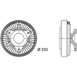 MAHLE Sidur, radiaatoriventilaator CFC 21 000P