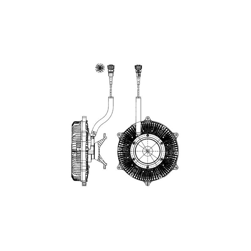 MAHLE Sidur, radiaatoriventilaator CFC 215 000P