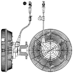 MAHLE Sidur, radiaatoriventilaator CFC 221 000P