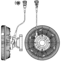 MAHLE Sidur, radiaatoriventilaator CFC 227 000P