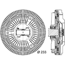 MAHLE Sidur, radiaatoriventilaator CFC 25 000P