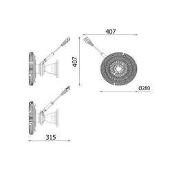 MAHLE Sidur, radiaatoriventilaator CFC 277 000P