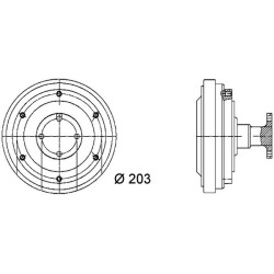 MAHLE Sidur, radiaatoriventilaator CFC 36 000P