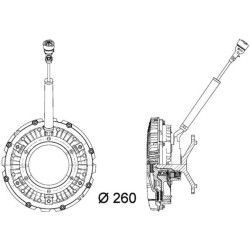 MAHLE Sidur, radiaatoriventilaator CFC 90 000P