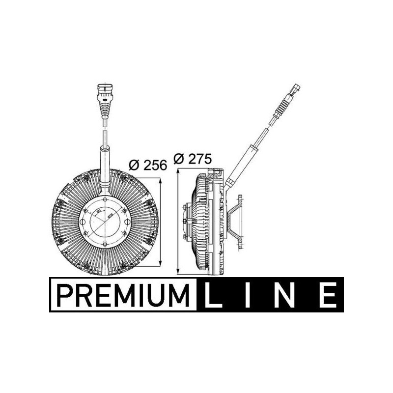 MAHLE Sidur, radiaatoriventilaator CFC 97 000P