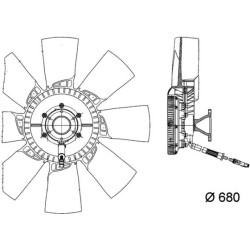MAHLE Ventilaator,mootorijahutus CFF 462 000P