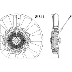 MAHLE Ventilaator,mootorijahutus CFF 487 000P