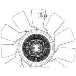 MAHLE Ventilaator,mootorijahutus CFF 497 000P