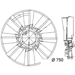 MAHLE Tiivik,mootorijahutus CFW 34 000P