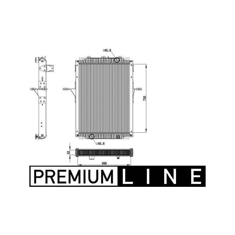 MAHLE Radiaator,mootorijahutus CR 2098 000P