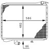 MAHLE Radiaator,mootorijahutus CR 215 000P