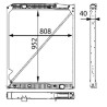 MAHLE Radiaator,mootorijahutus CR 670 000P