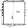 MAHLE Radiaator,mootorijahutus CR 865 000P