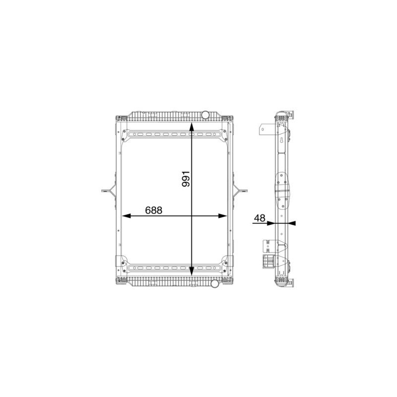 MAHLE Radiaator,mootorijahutus CR 891 000S